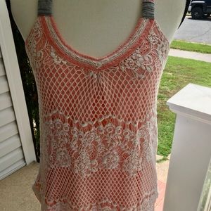 Xhilaration Size Small Lace Tank